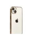 Apple İphone 15 Razer Lensli Silikon - Çöl Titanyum