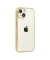 Apple İphone 15 Razer Lensli Silikon - Gold