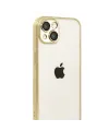 Apple İphone 15 Razer Lensli Silikon - Gold