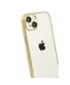 Apple İphone 15 Razer Lensli Silikon - Gold