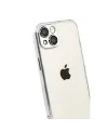 Apple İphone 15 Razer Lensli Silikon - Gümüş