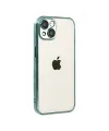 Apple İphone 15 Razer Lensli Silikon - Yeşil