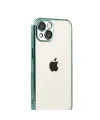 Apple İphone 15 Razer Lensli Silikon - Yeşil