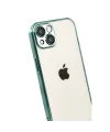 Apple İphone 15 Razer Lensli Silikon - Yeşil