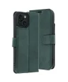 Apple iPhone 15 Trend S Plus Kapaklı Kılıf - Yeşil