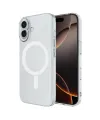 Apple iPhone 16 Kılıf Magneticsafe Şeffaf Silikon - Şeffaf