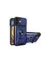 Apple İphone 16 Kılıf Pars Lens Yüzüklü Silikon - Lacivert