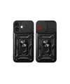Apple İphone 16 Kılıf Pars Lens Yüzüklü Silikon - Yeşil