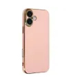Apple İphone 16 Kılıf Volet Silikon - Pembe