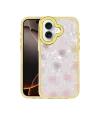 Apple iPhone 16 Lumi Desenli Kapak - Sarı