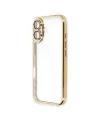 Apple İphone 16 Plus Kılıf Razer Lensli Silikon - Gold