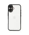 Apple İphone 16 Plus Kılıf Razer Lensli Silikon - Siyah