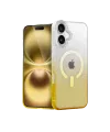 Apple iPhone 16 Plus Pummel Shiny Magsafe Kapak - Gold