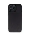 Apple iPhone 16 Pro Kılıf Auto Focus Karbon Kapak - Siyah