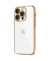 Apple İphone 16 Pro Kılıf Razer Lensli Silikon - Desert
