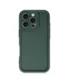 Apple iPhone 16 Pro Kılıf Viera Silikon - Koyu Yeşil