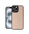 Apple İphone 16 Pro Max Kılıf Aras Deri Kapak - Pudra