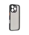 Apple iPhone 16 Pro Max Kılıf Montreal Silikon Kapak - Siyah