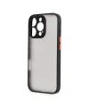 Apple iPhone 16 Pro Max Kılıf Montreal Silikon Kapak - Siyah