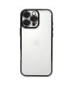 Apple İphone 16 Pro Max Kılıf Razer Lensli Silikon - Siyah
