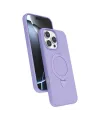 Apple İphone 16 Pro Max Regal Magsafe Standlı Kapak - Lila