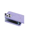 Apple İphone 16 Pro Max Regal Magsafe Standlı Kapak - Lila