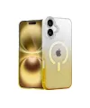Apple İphone 16 Pummel Shiny Magsafe Kapak - Gold