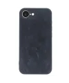 Apple iPhone 16E Kılıf Aras Deri Kapak - Lacivert
