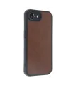 Apple iPhone 16E Kılıf Aras Deri Kapak - Taba