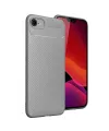 Apple iPhone 16E Kılıf Auto Focus Karbon Kapak - Gri