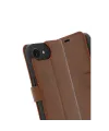 Apple iPhone 16E Kılıf Trend S Plus Kapaklı Kılıf - Taba