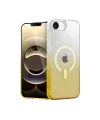 Apple iPhone 16E Pummel Shiny Magsafe Kapak - Gold