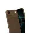 Apple İphone 17 Air Auto Focus Karbon Kapak - Kahverengi