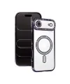 Apple İphone 17 Air Joke Simli Magneticsafe Kılıf - Derin Mor