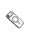 Apple İphone 17 Air Joke Simli Magneticsafe Kılıf - Derin Mor
