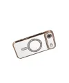 Apple İphone 17 Air Joke Simli Magneticsafe Kılıf - Gold