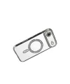 Apple İphone 17 Air Joke Simli Magneticsafe Kılıf - Gümüş
