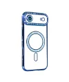Apple İphone 17 Air Joke Simli Magneticsafe Kılıf - Mavi