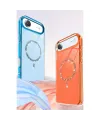 Apple İphone 17 Air Live Diamond Magsafe Kapak - Mavi