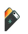 Apple İphone 17 Air Montreal Yüzüklü Silikon Kapak - Yeşil