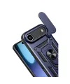 Apple İphone 17 Air Pars Lens Yüzüklü Silikon - Lacivert