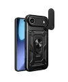 Apple İphone 17 Air Pars Lens Yüzüklü Silikon - Siyah