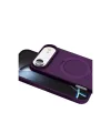 Apple iPhone 17 Air Regal Magsafe Standlı Kapak - Derin Mor