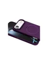 Apple İphone 17 Air Regal Magsafe Standlı Kapak - Derin Mor