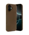 Apple İphone 17 First Silikon - Kahverengi