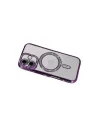 Apple İphone 17 Joke Simli Magneticsafe Kılıf - Derin Mor
