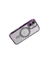 Apple İphone 17 Joke Simli Magneticsafe Kılıf - Derin Mor