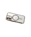 Apple İphone 17 Joke Simli Magneticsafe Kılıf - Gold