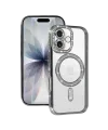 Apple iPhone 17 Joke Simli Magneticsafe Kılıf - Gümüş