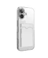 Apple İphone 17 Kart Şeffaf Silikon - Şeffaf
